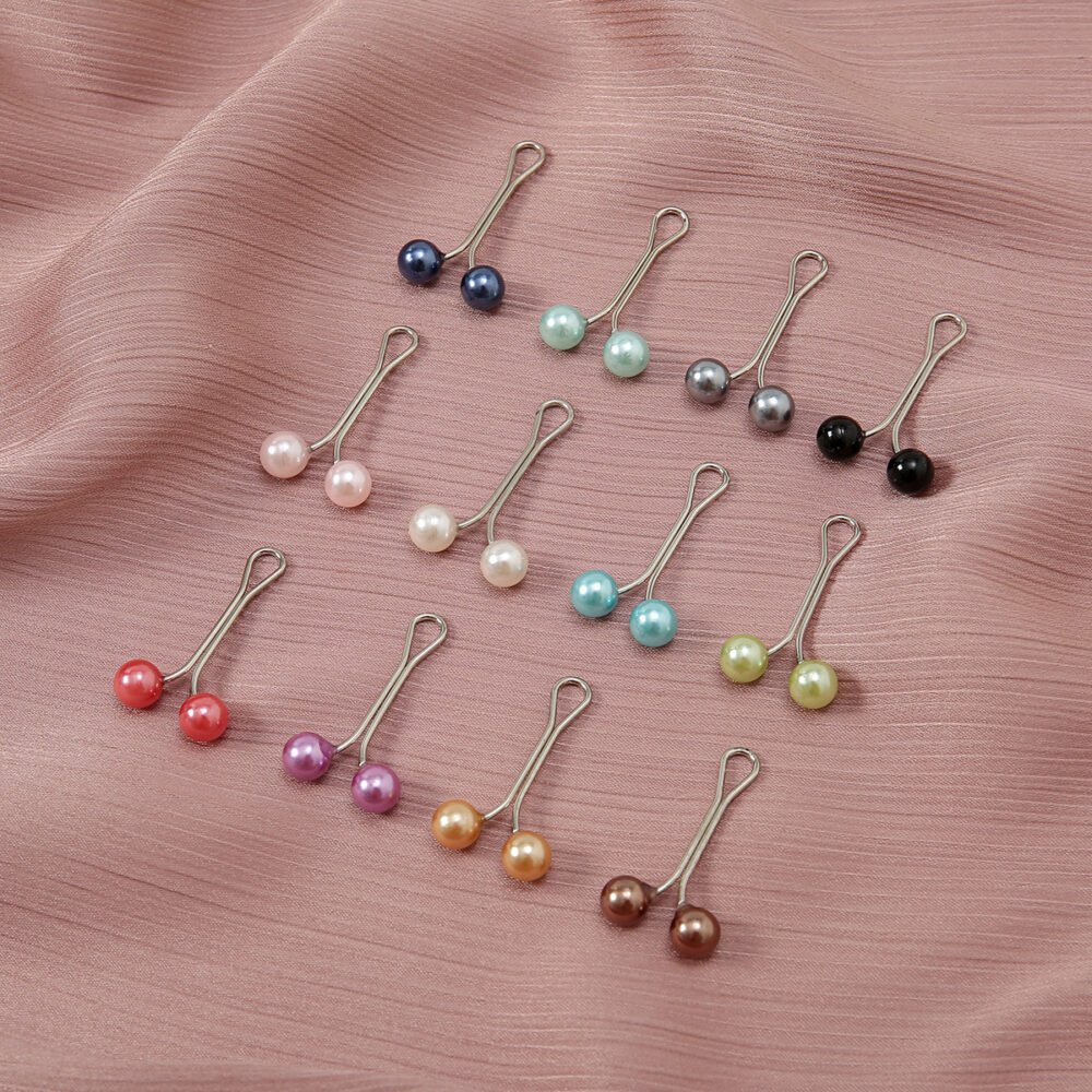 Elegant Silk Scarf Buckle Brooch - Image 8