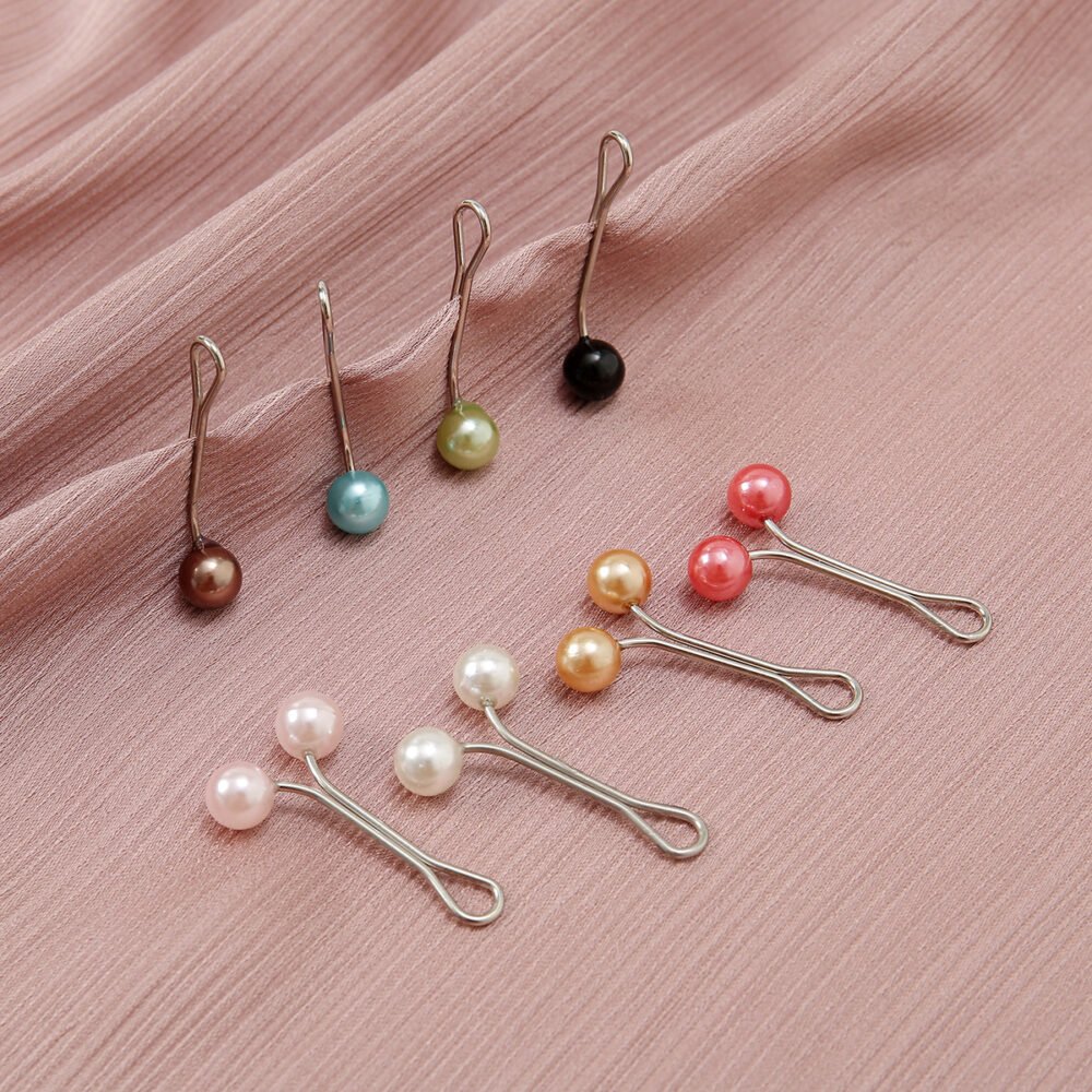 Elegant Silk Scarf Buckle Brooch - Image 6