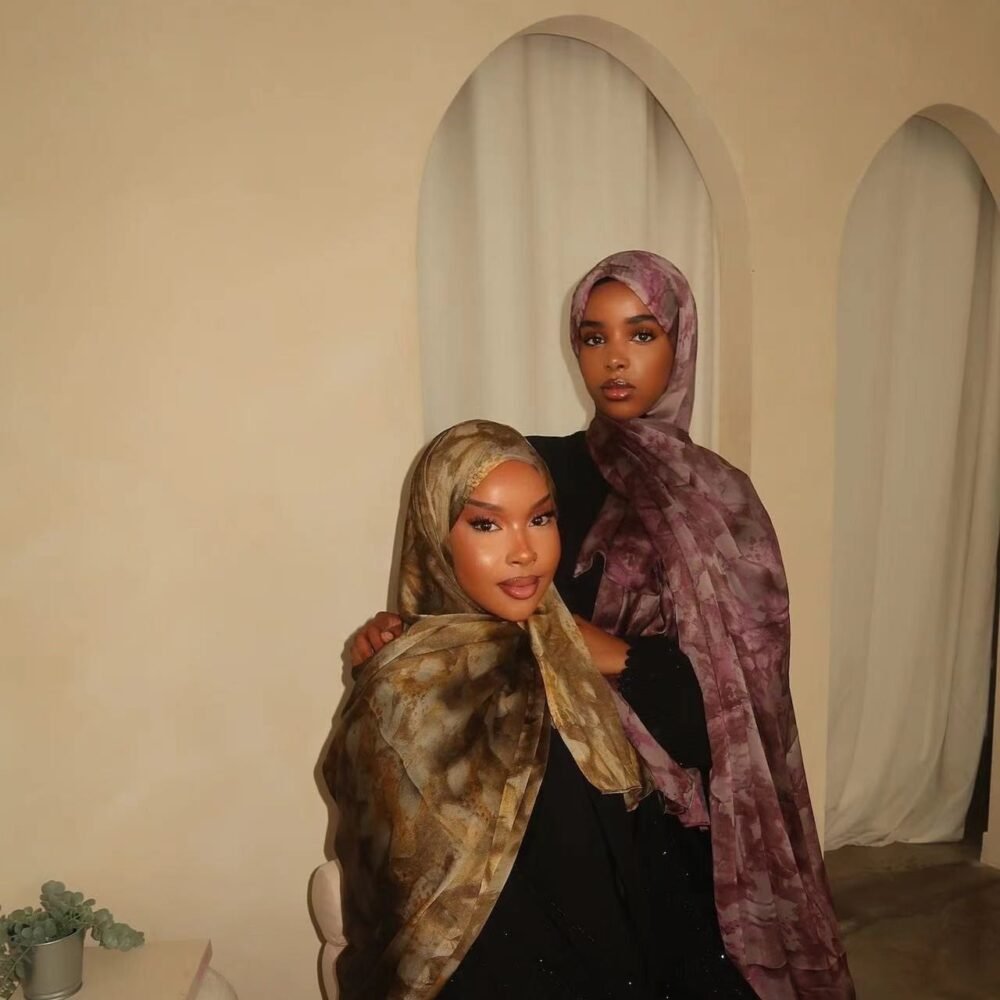 Printed Modal Rayon Shawl Hijab - Image 5