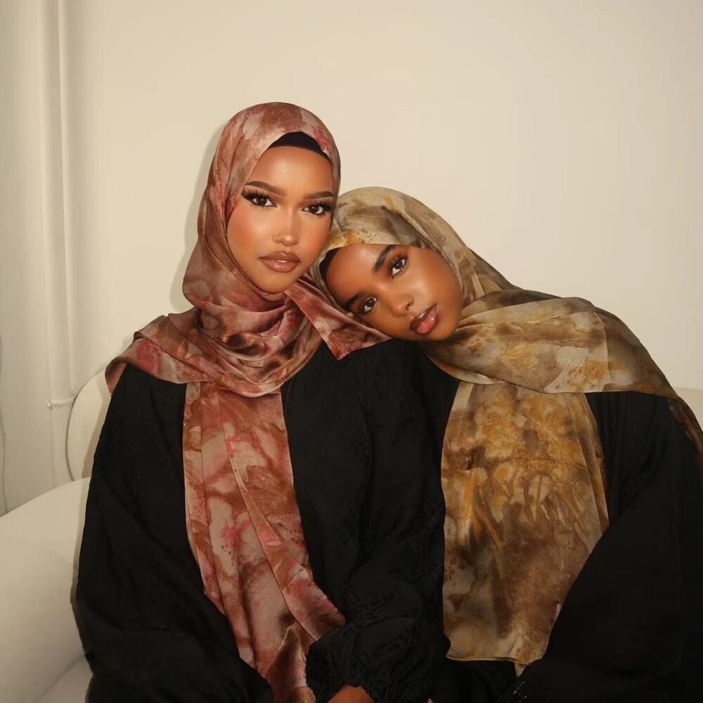 Printed Modal Rayon Shawl Hijab - Image 4