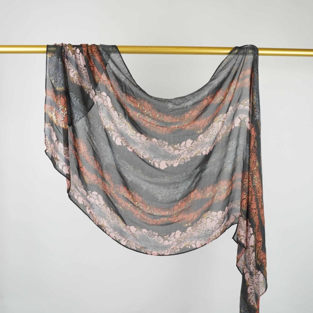 Printed Modal Rayon Shawl Hijab - Image 9