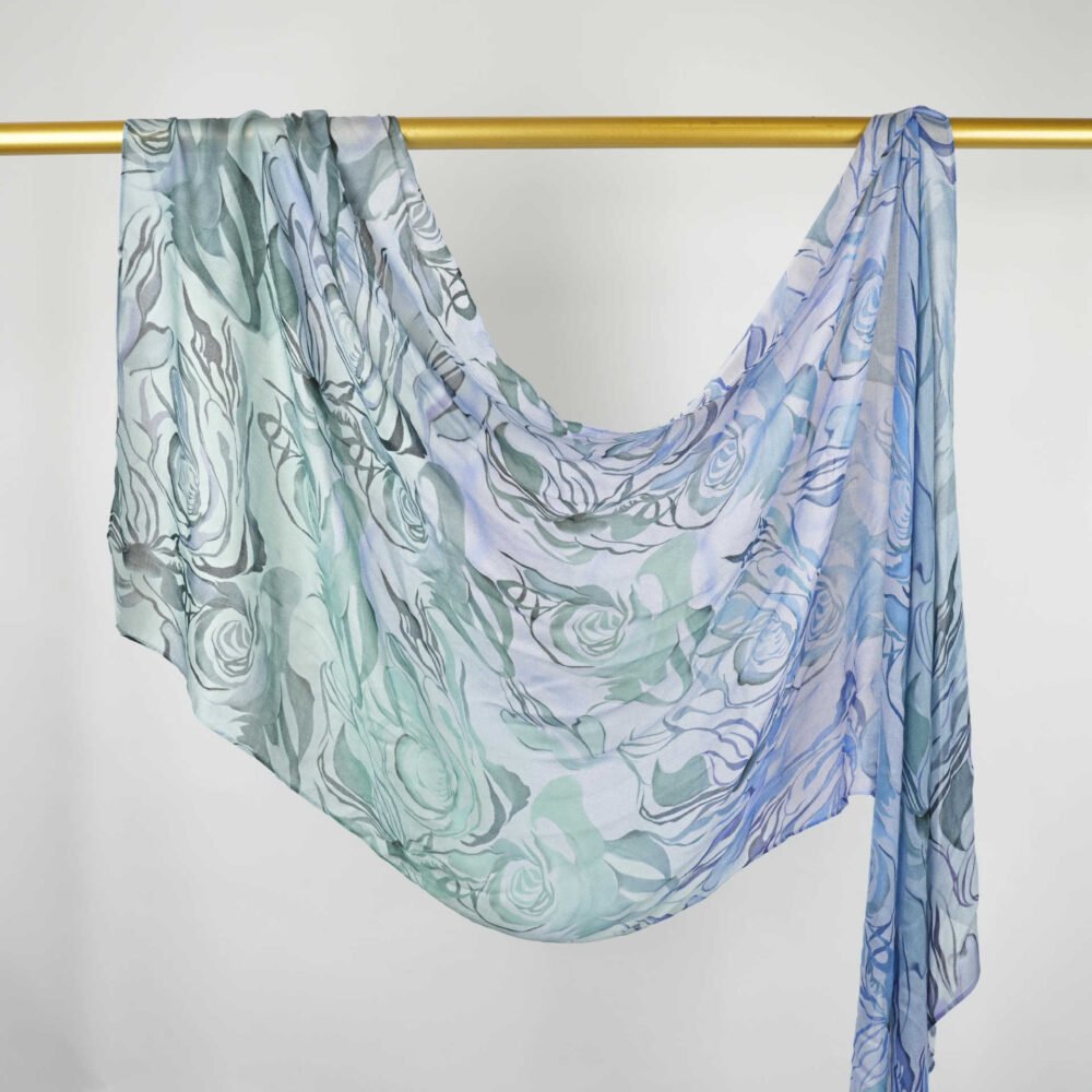 Printed Modal Rayon Shawl Hijab - Image 20