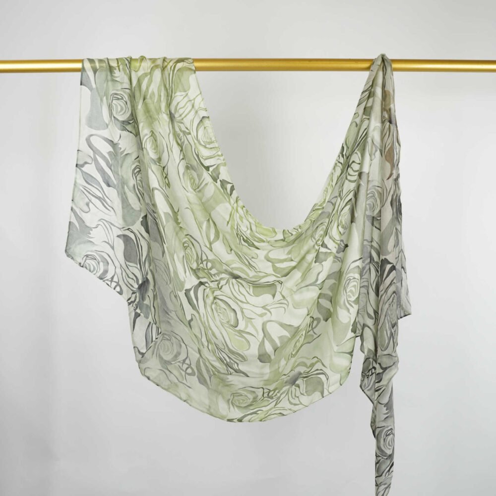 Printed Modal Rayon Shawl Hijab - Image 21