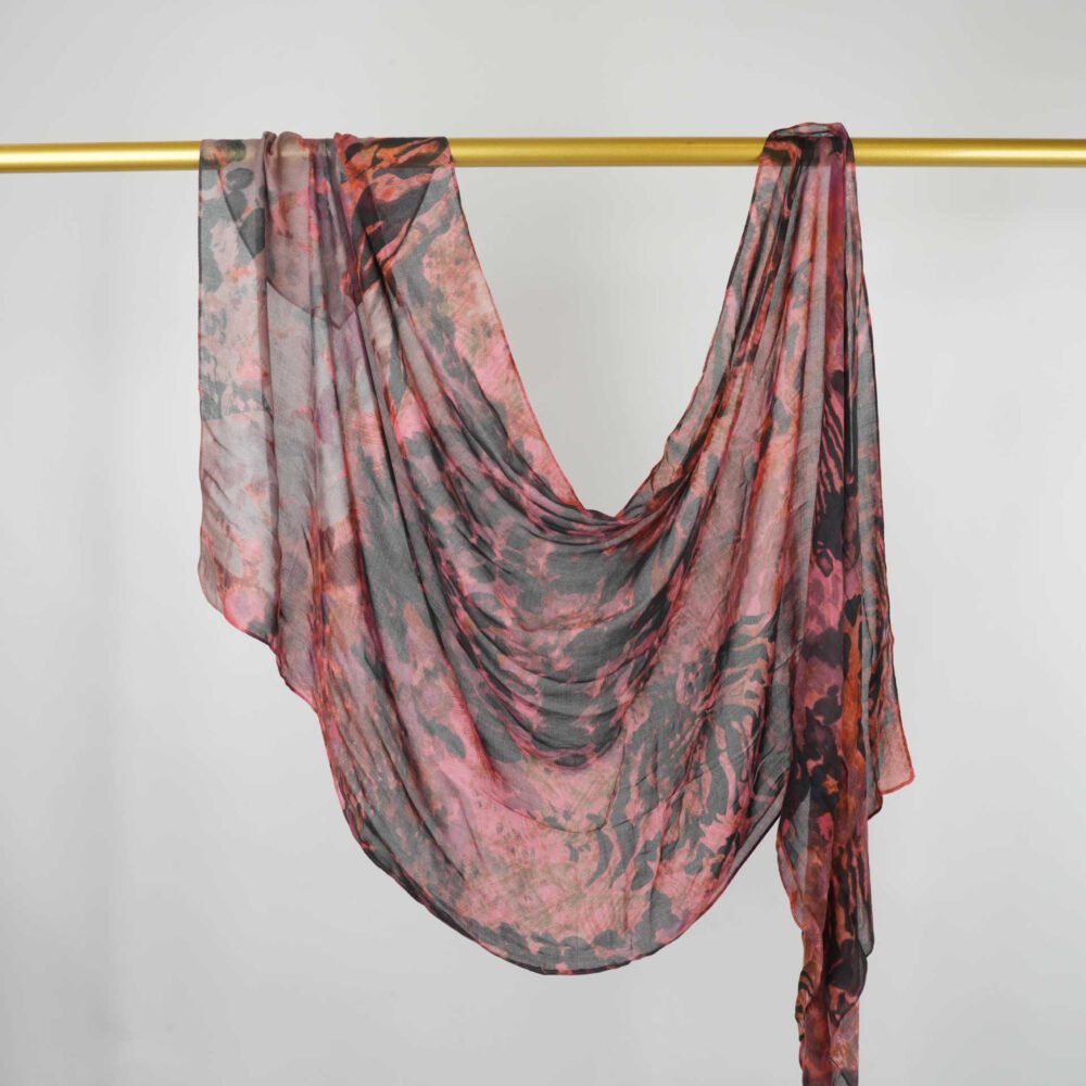 Printed Modal Rayon Shawl Hijab - Image 25
