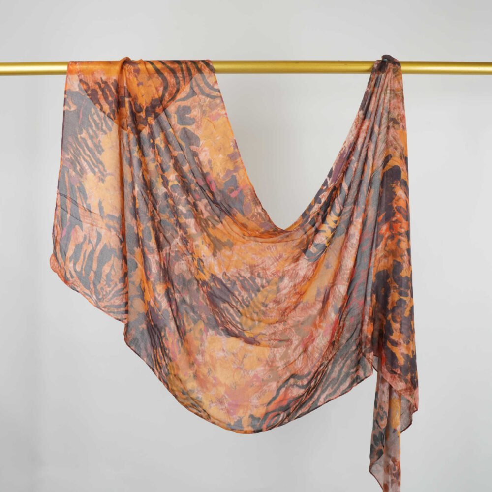 Printed Modal Rayon Shawl Hijab - Image 26