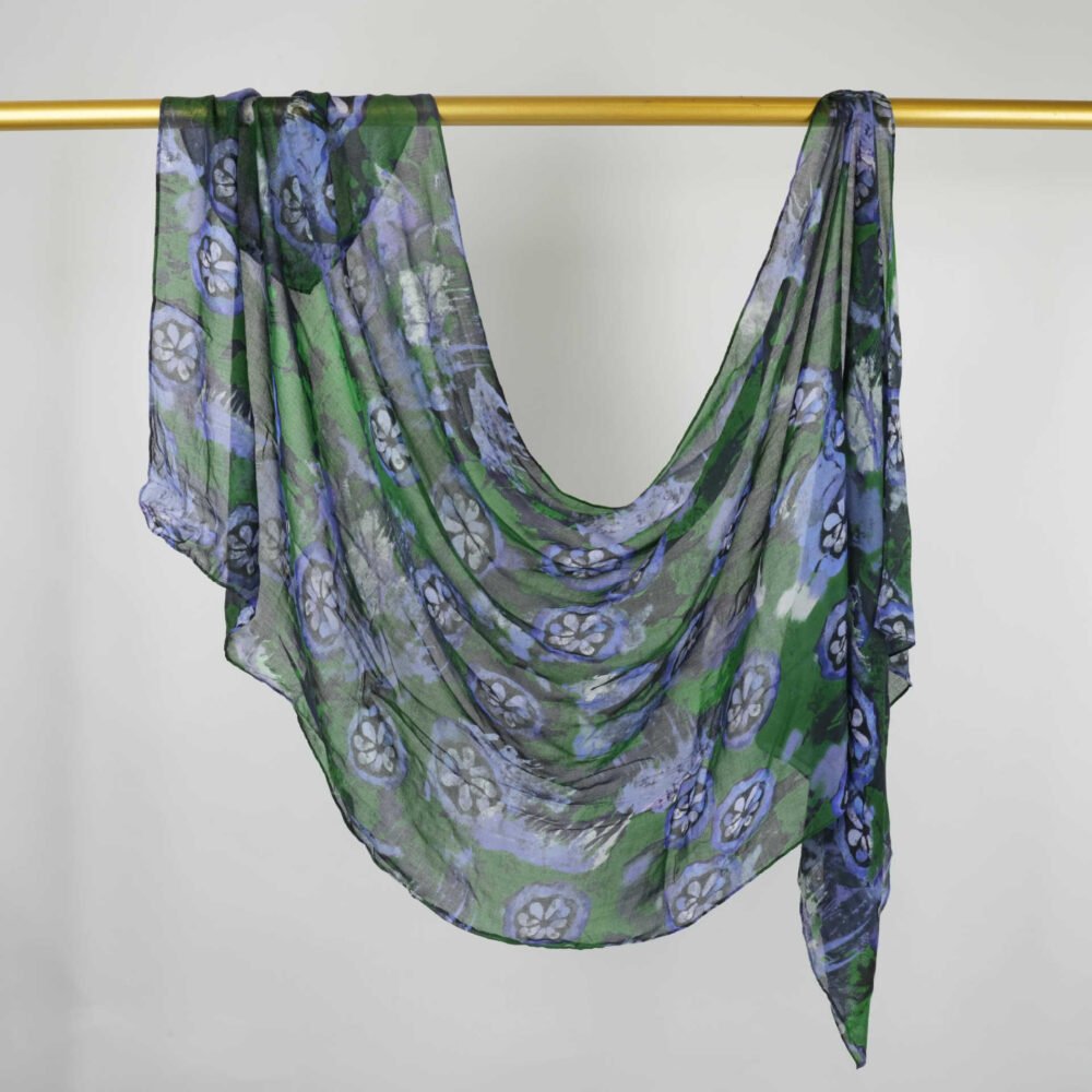 Printed Modal Rayon Shawl Hijab - Image 34