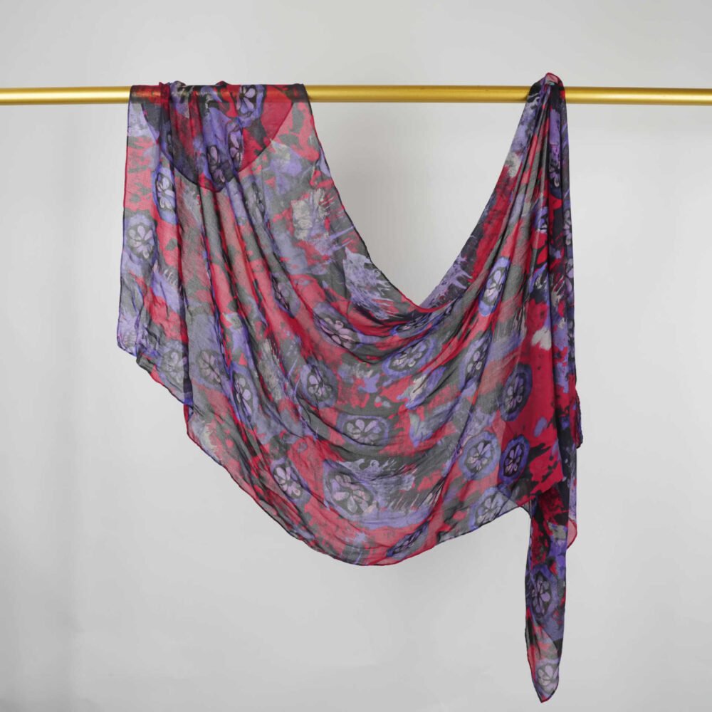 Printed Modal Rayon Shawl Hijab - Image 36