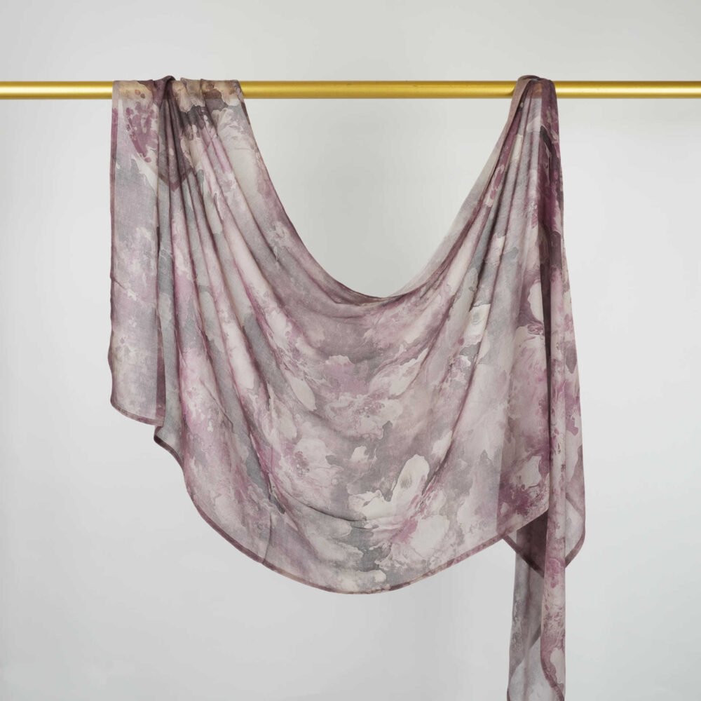 Printed Modal Rayon Shawl Hijab - Image 48