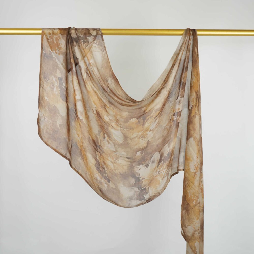 Printed Modal Rayon Shawl Hijab - Image 49