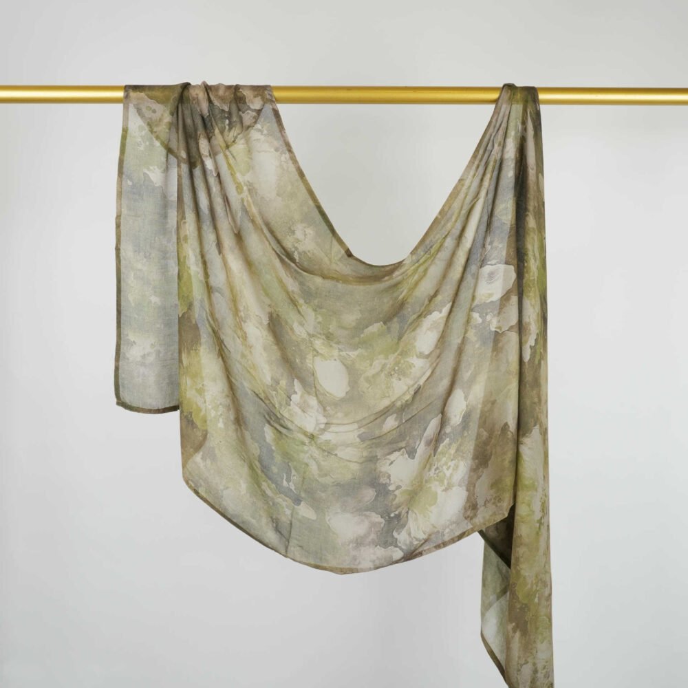 Printed Modal Rayon Shawl Hijab - Image 50