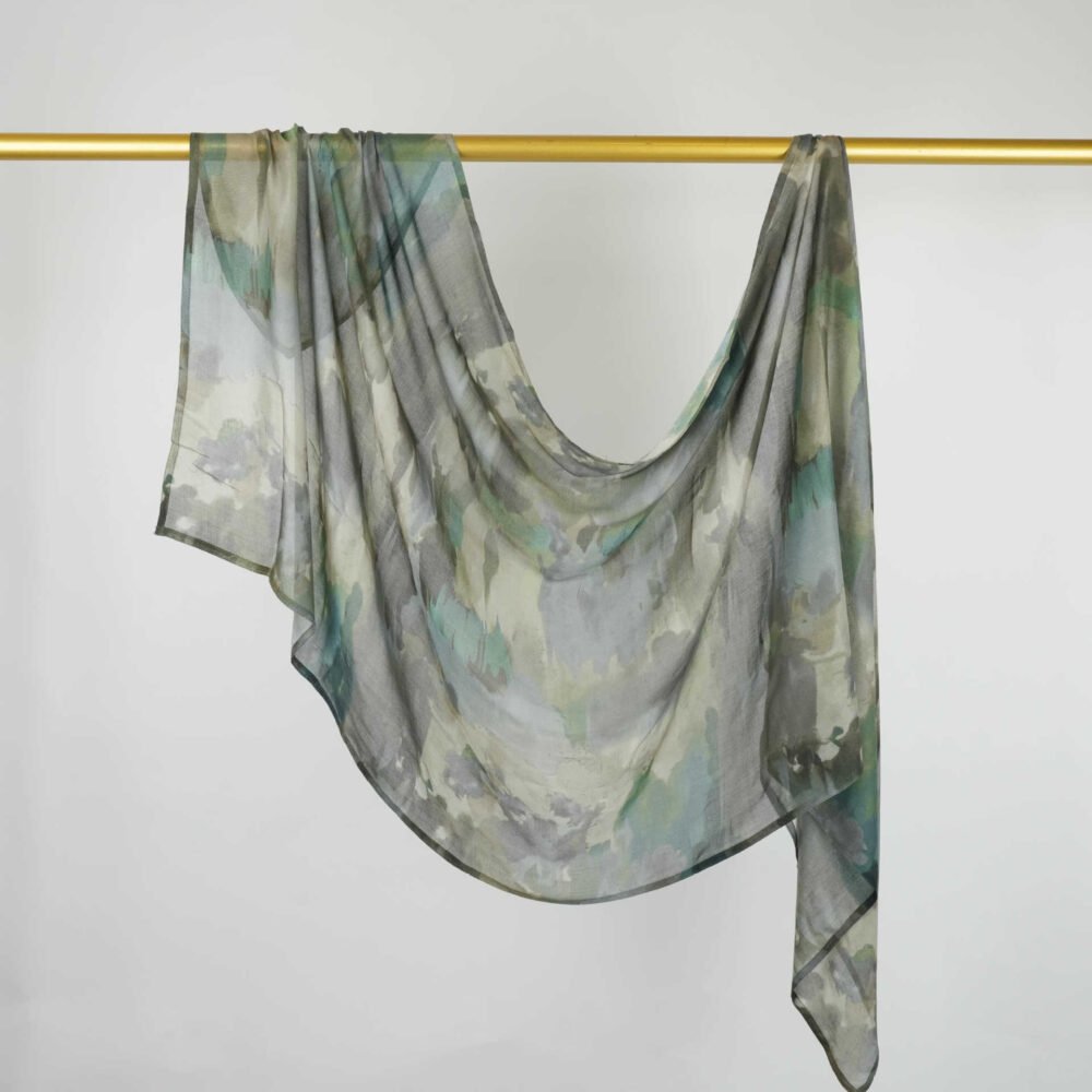 Printed Modal Rayon Shawl Hijab - Image 51