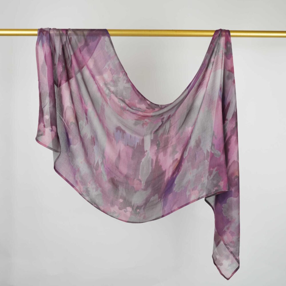 Printed Modal Rayon Shawl Hijab - Image 54