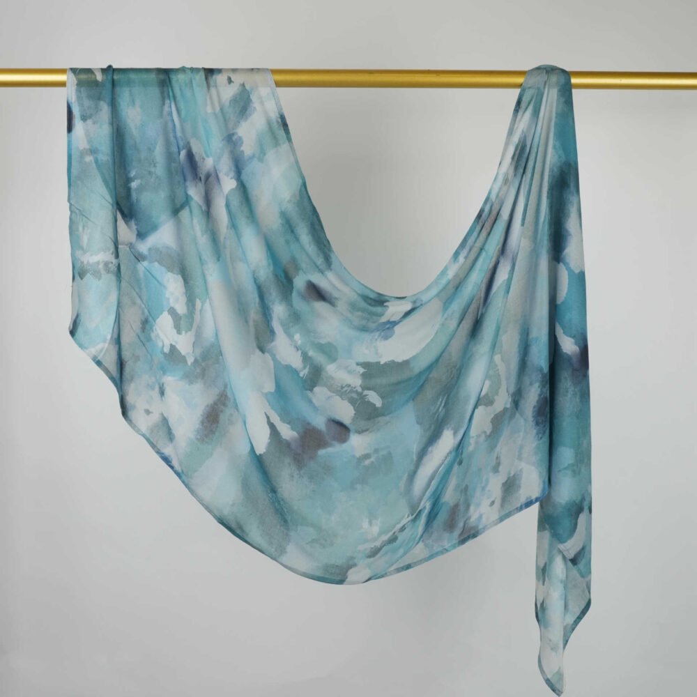 Printed Modal Rayon Shawl Hijab - Image 56