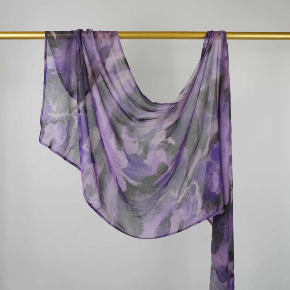 Printed Modal Rayon Shawl Hijab - Image 58