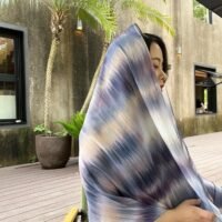 Shooting Star Print Chiffon Headscarf Hijab
