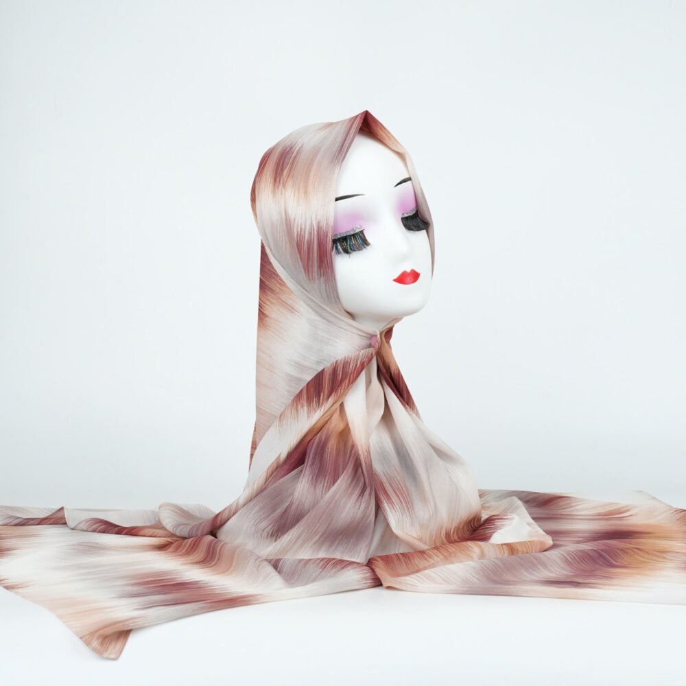 Shooting Star Print Chiffon Headscarf Hijab - Image 18