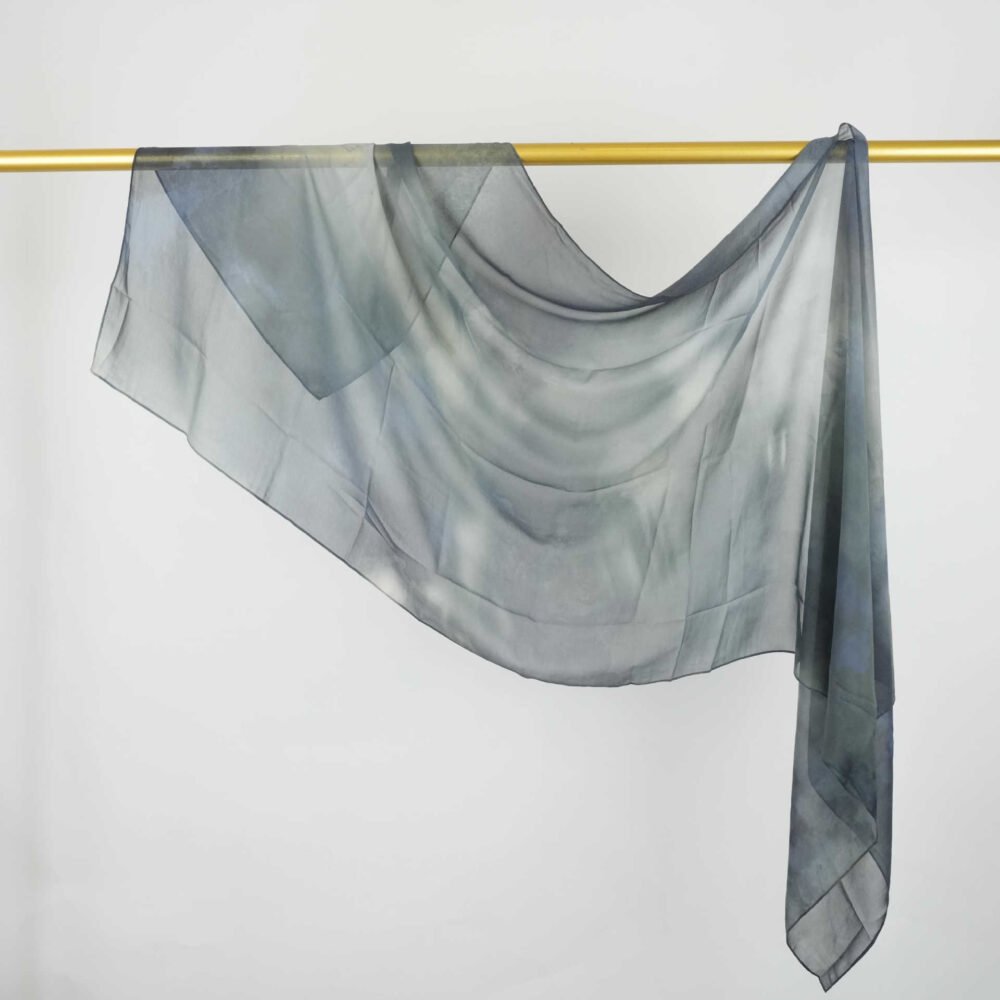 Imitation Silky Chiffon double-sided permeation printing hijab - Image 65