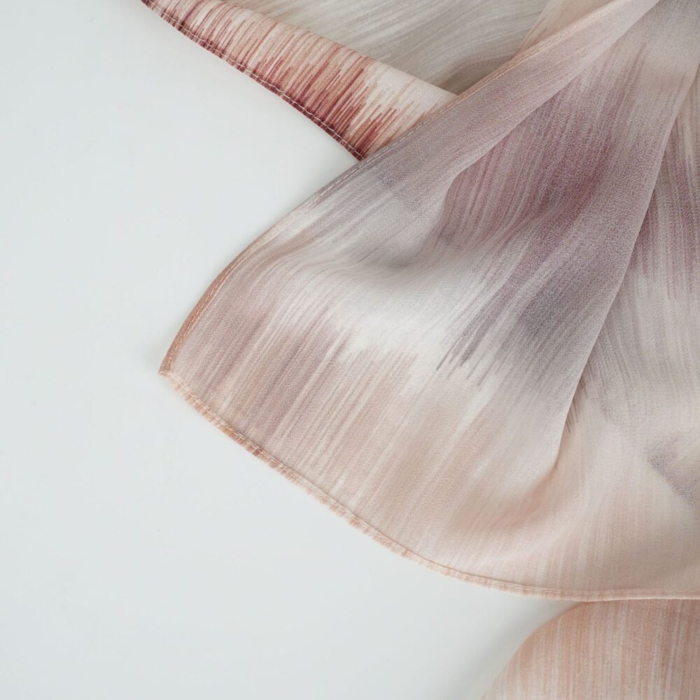 Shooting Star Print Chiffon Headscarf Hijab - Image 3