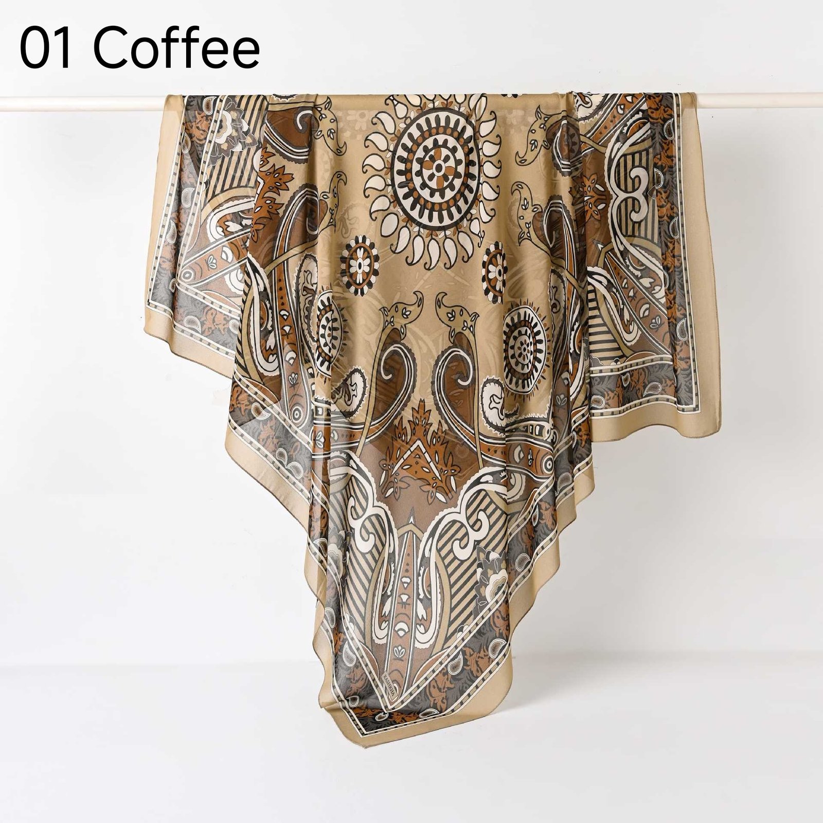 130Crystal chiffon hijab - Image 4