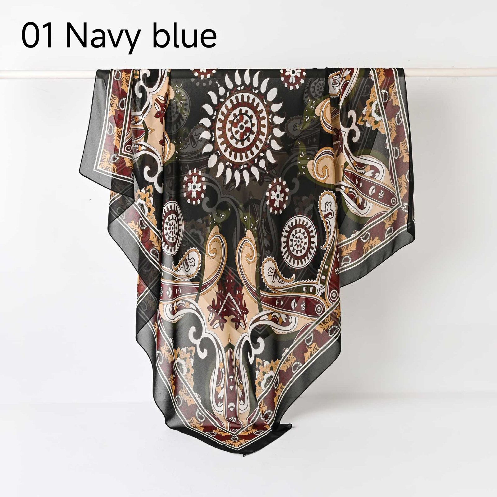 130Crystal chiffon hijab - Image 5
