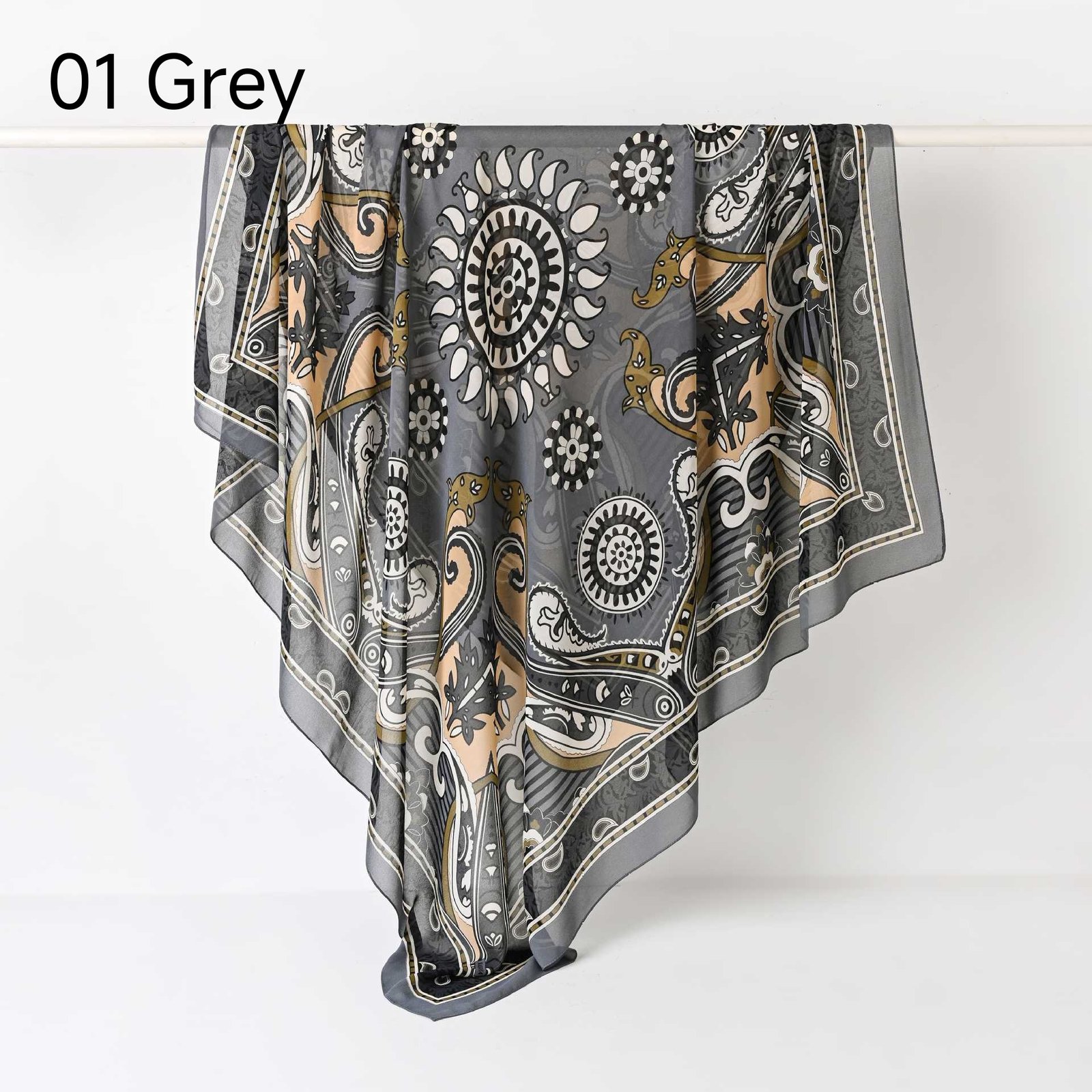 130Crystal chiffon hijab - Image 6