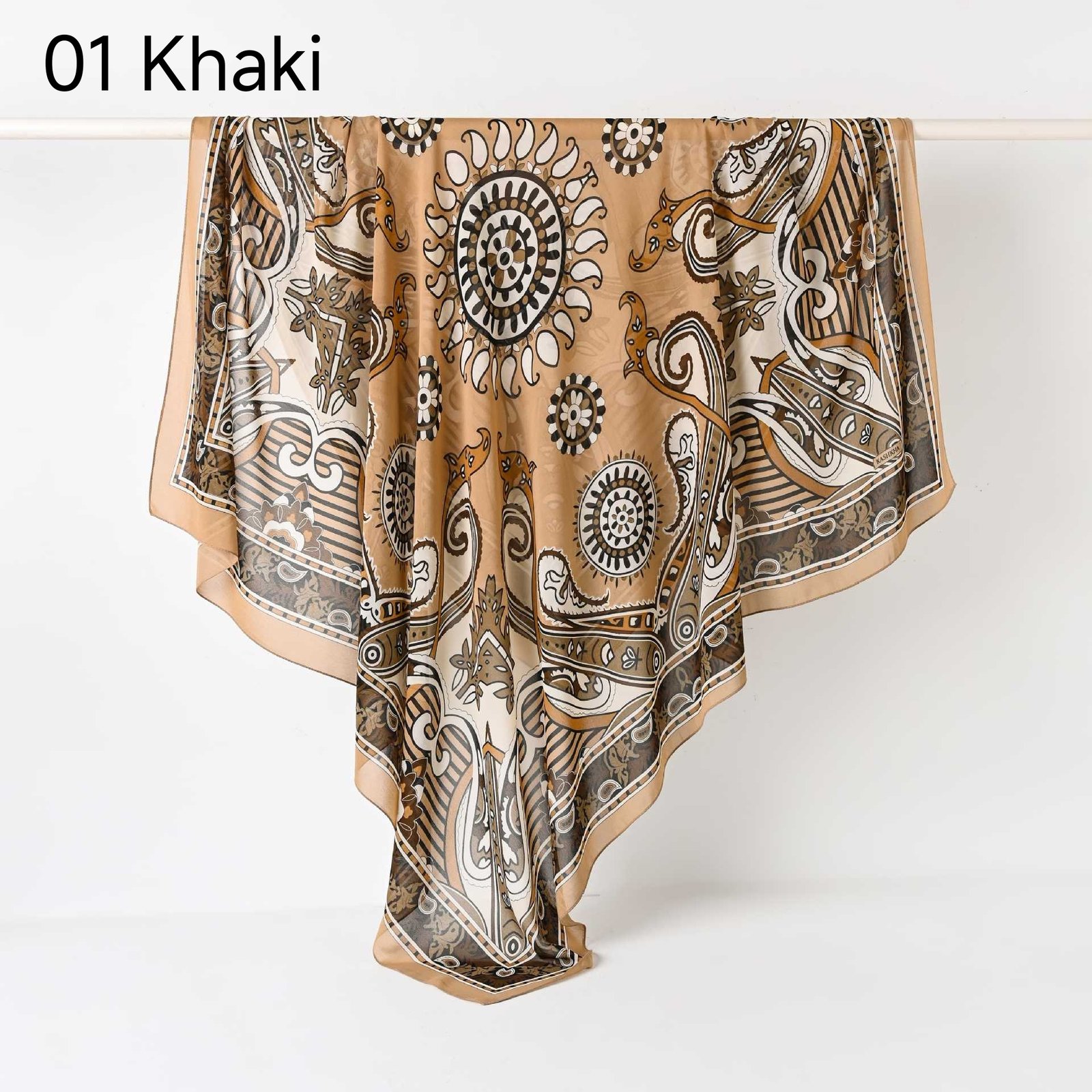 130Crystal chiffon hijab - Image 7