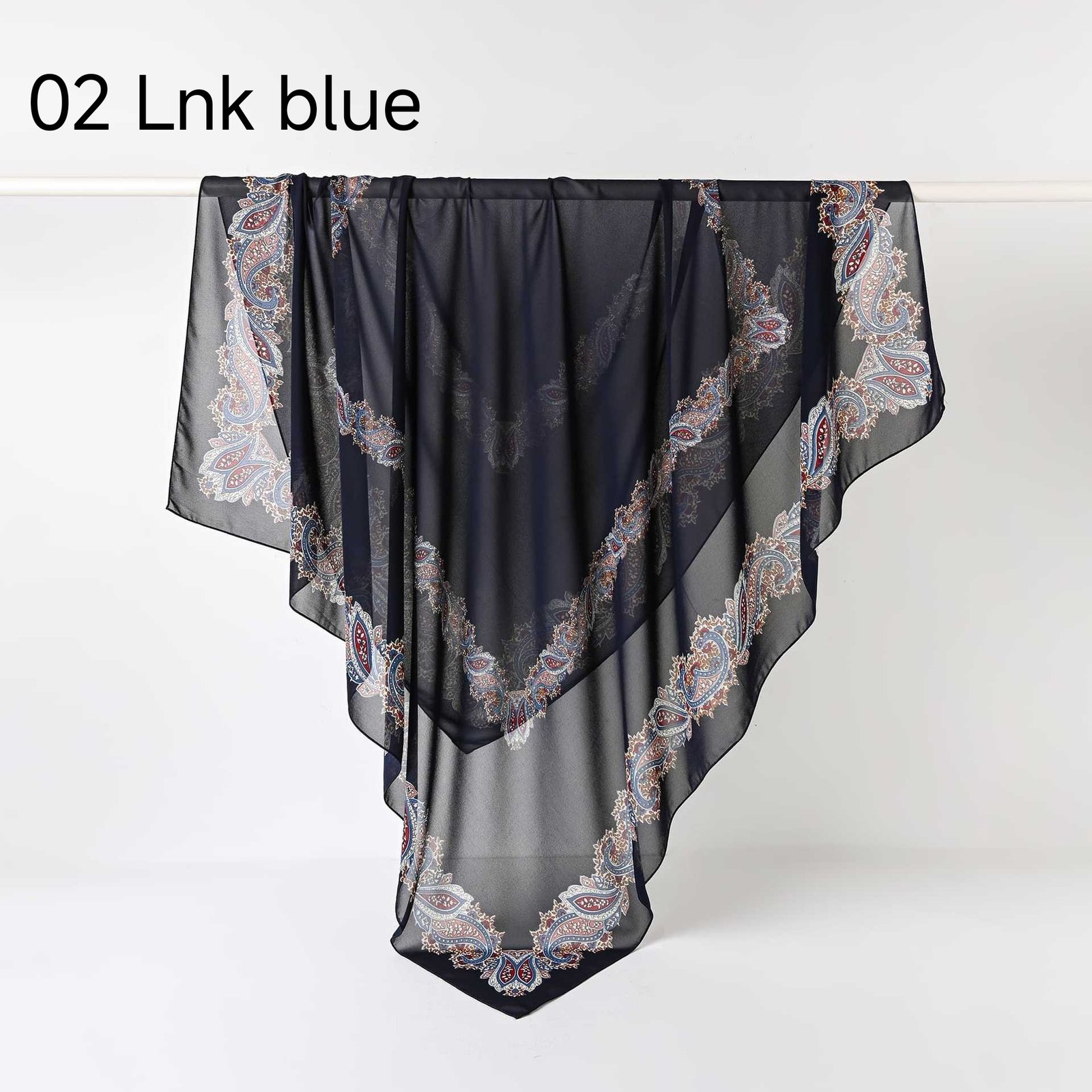 130Crystal chiffon hijab - Image 11