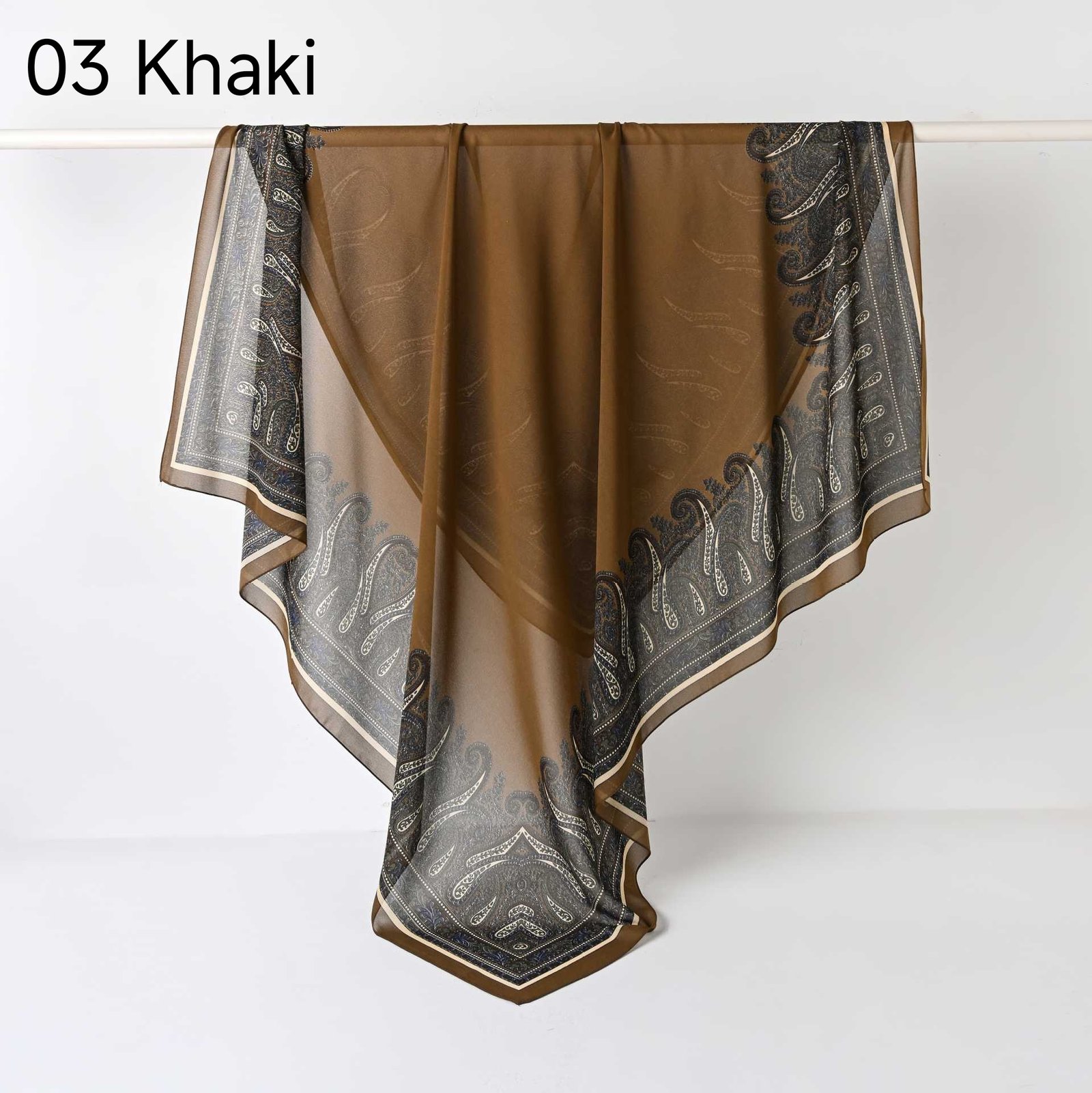 130Crystal chiffon hijab - Image 19