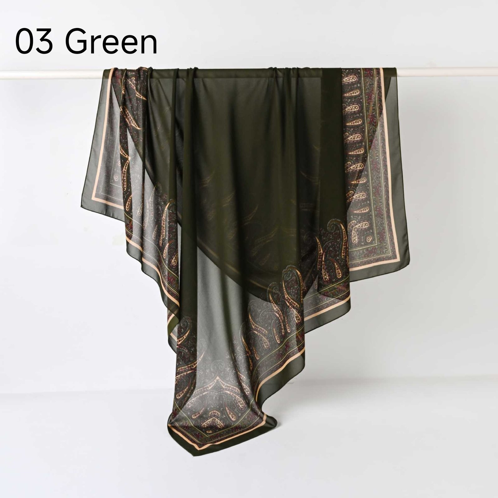 130Crystal chiffon hijab - Image 20