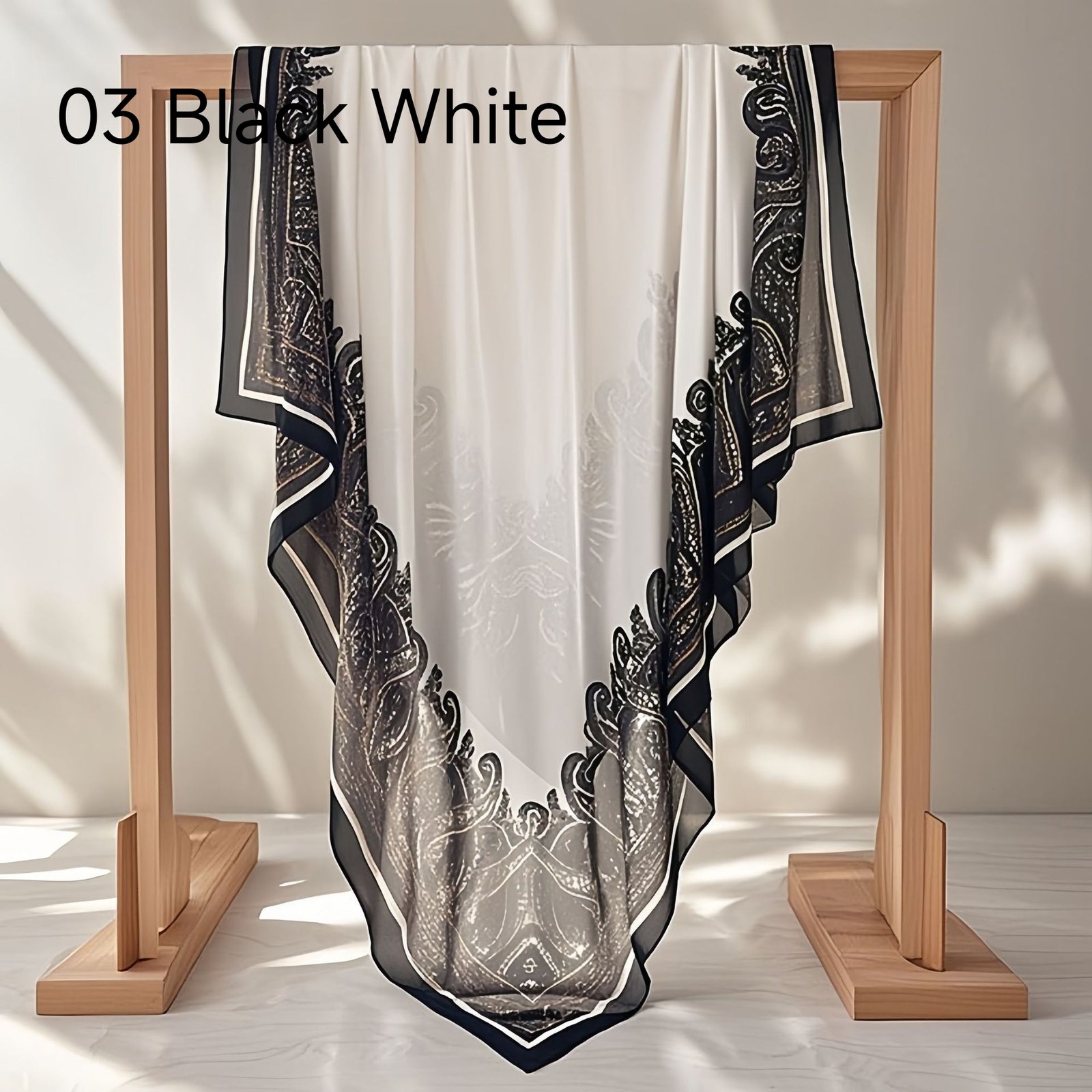 130Crystal chiffon hijab - Image 23