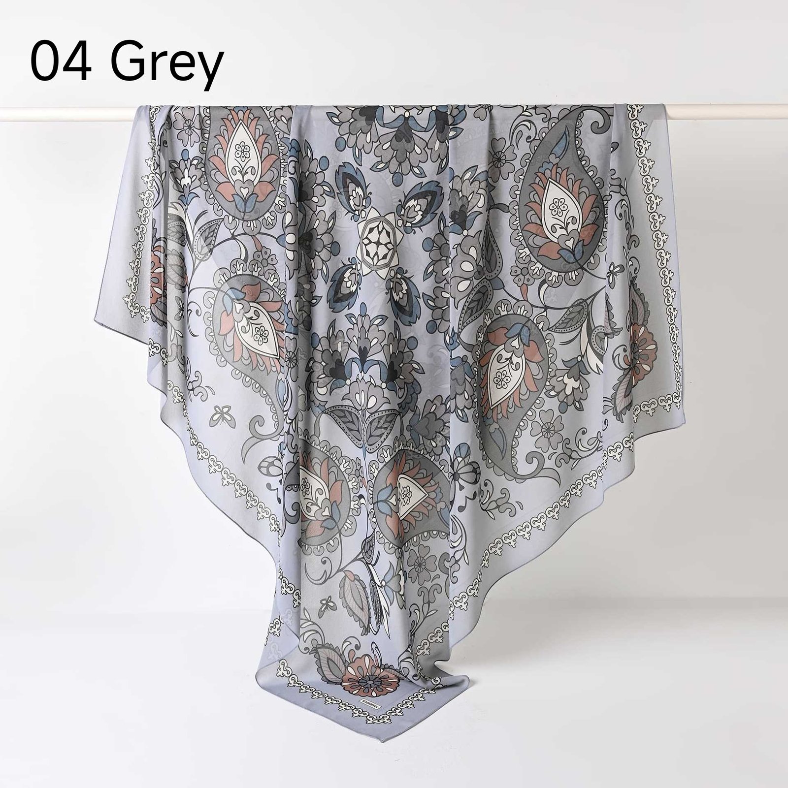 130Crystal chiffon hijab - Image 26