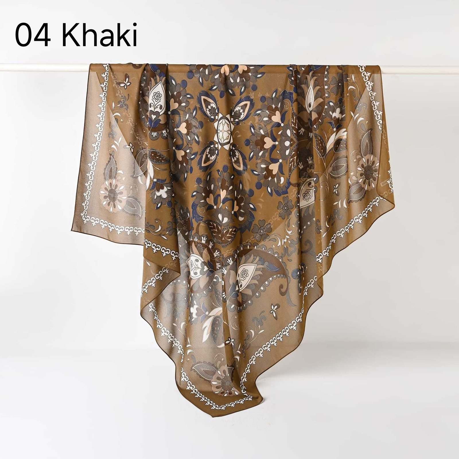 130Crystal chiffon hijab - Image 28