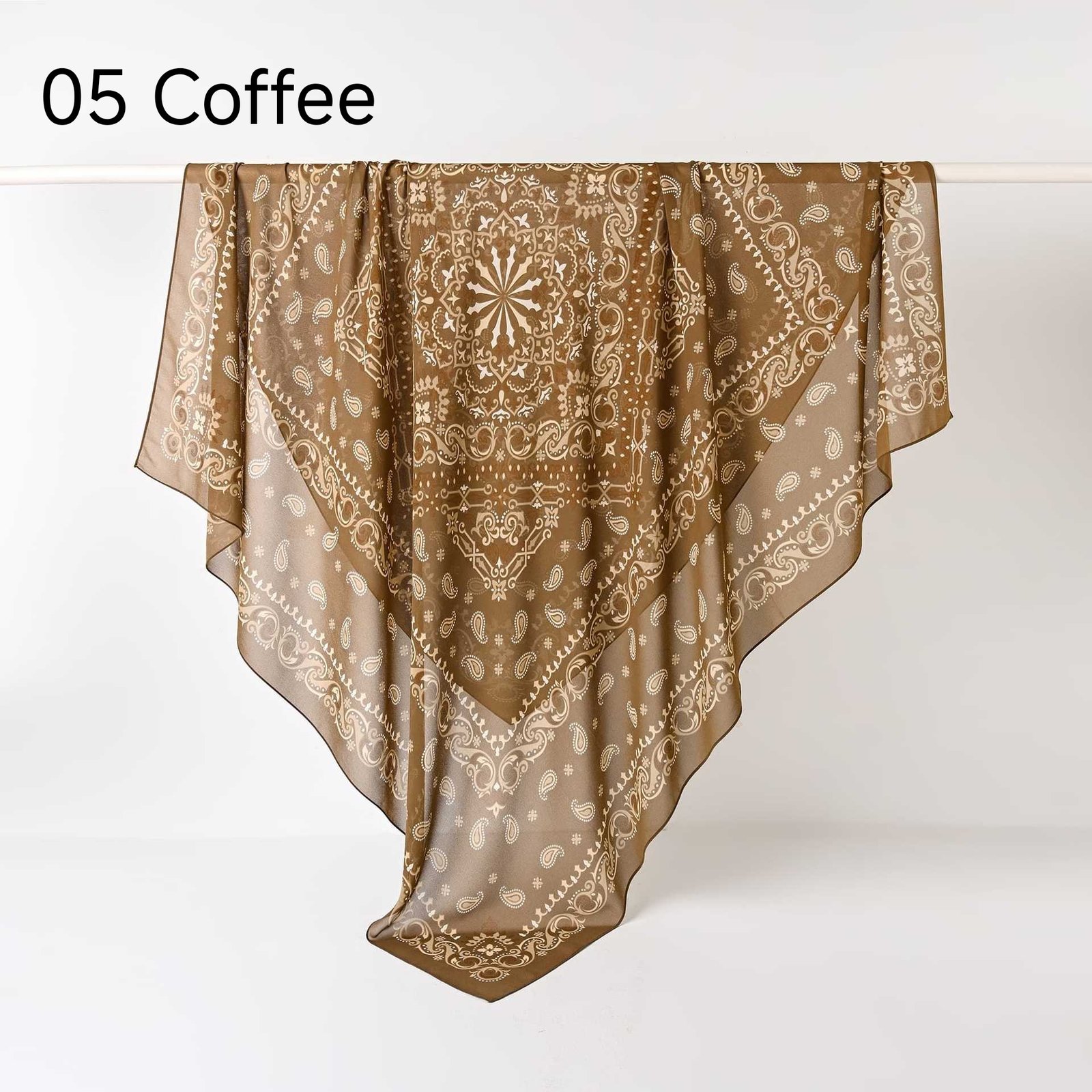 130Crystal chiffon hijab - Image 31