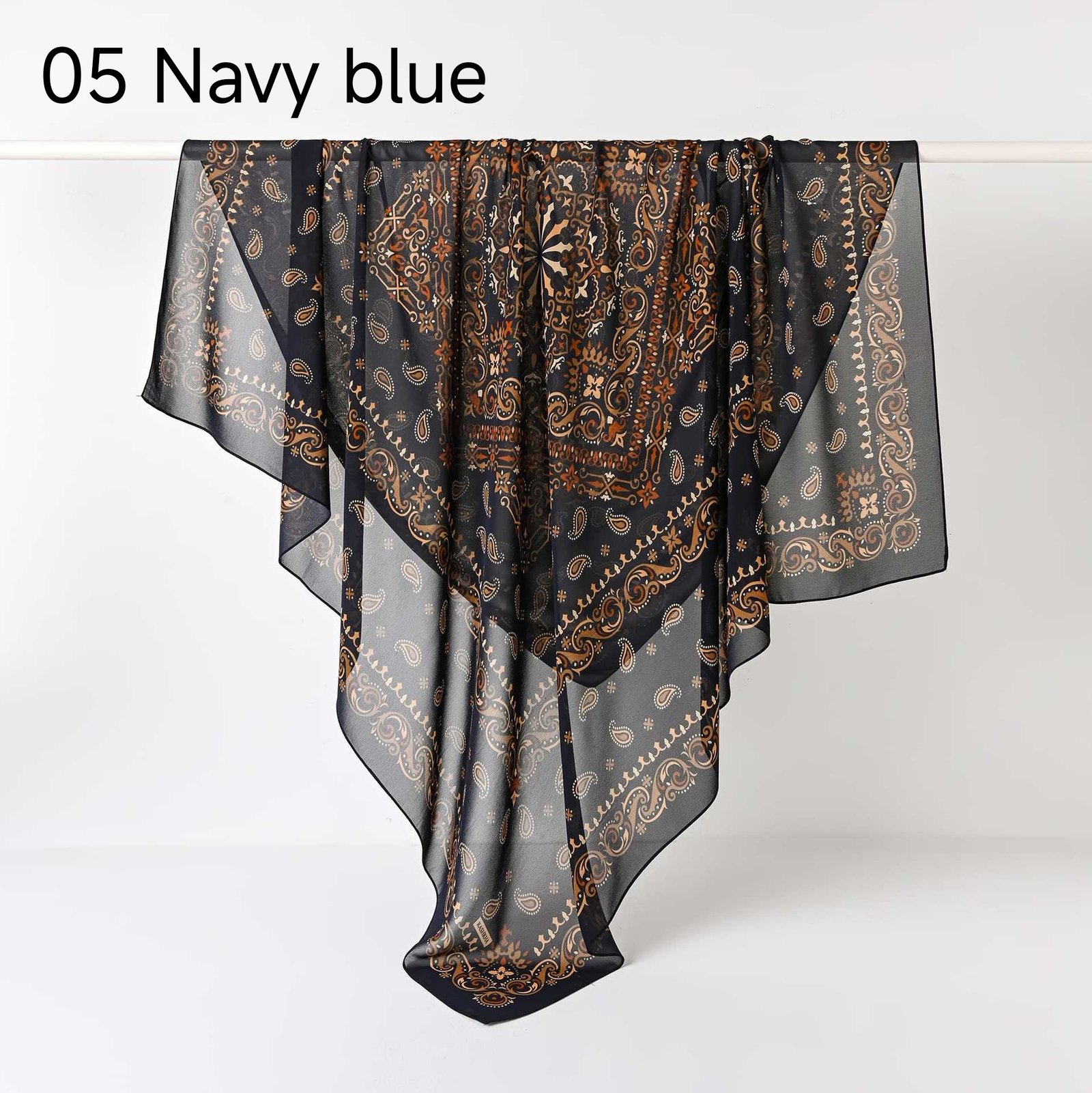 130Crystal chiffon hijab - Image 33