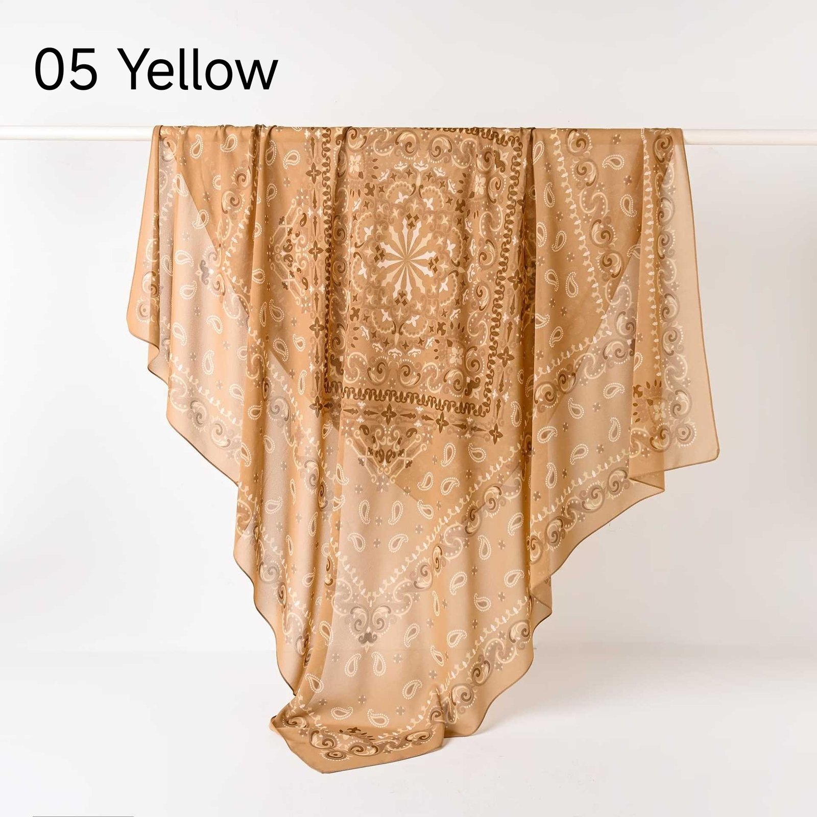 130Crystal chiffon hijab - Image 34