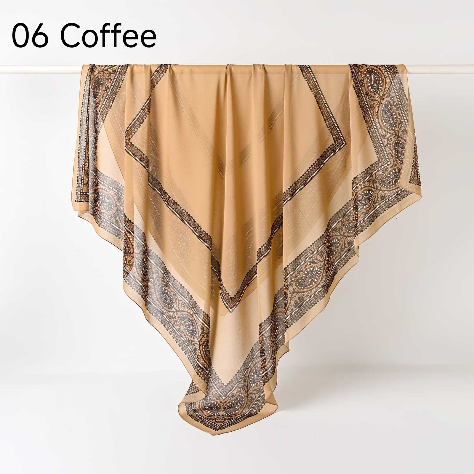 130Crystal chiffon hijab - Image 38