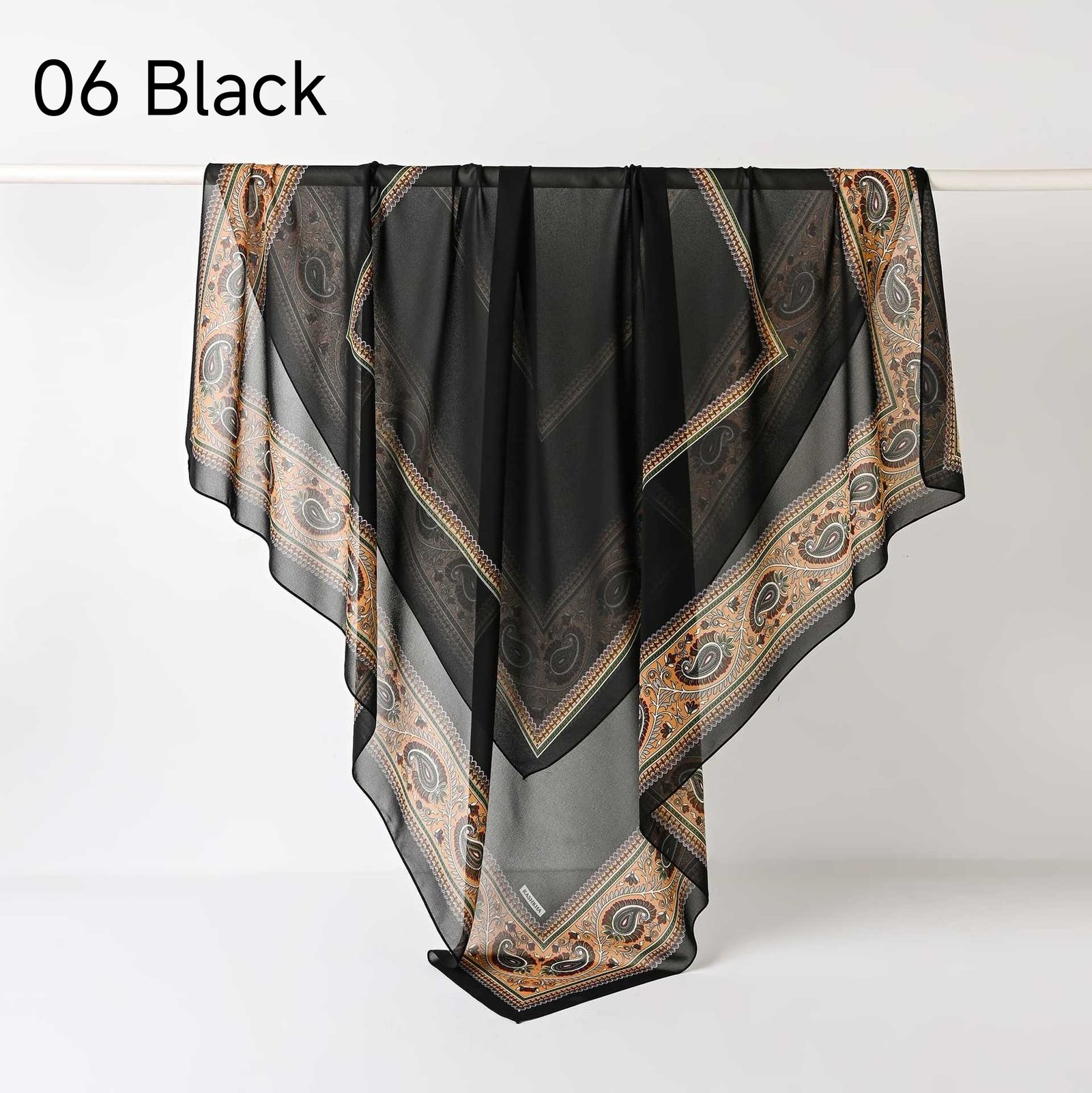 130Crystal chiffon hijab - Image 40