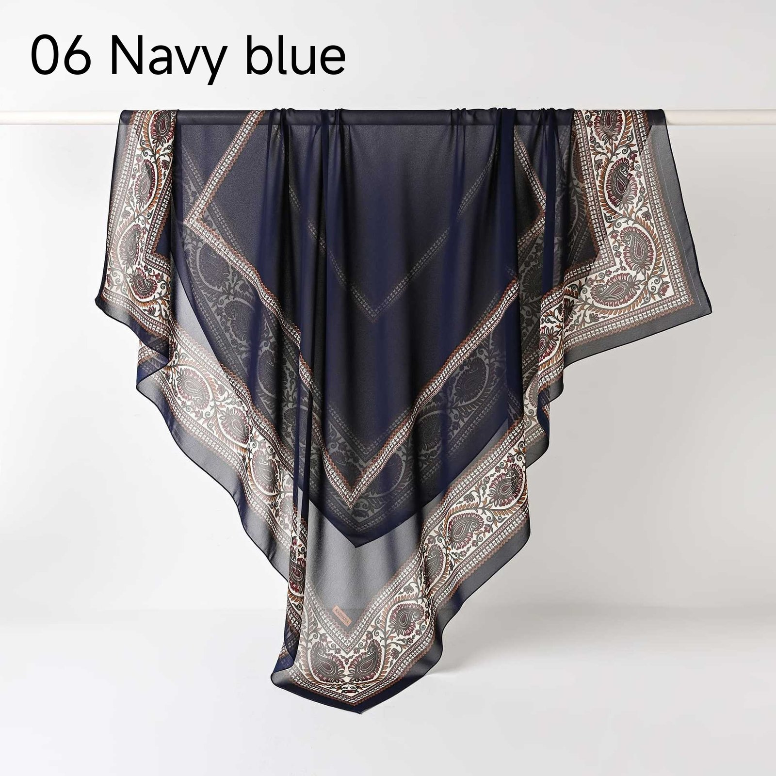 130Crystal chiffon hijab - Image 42