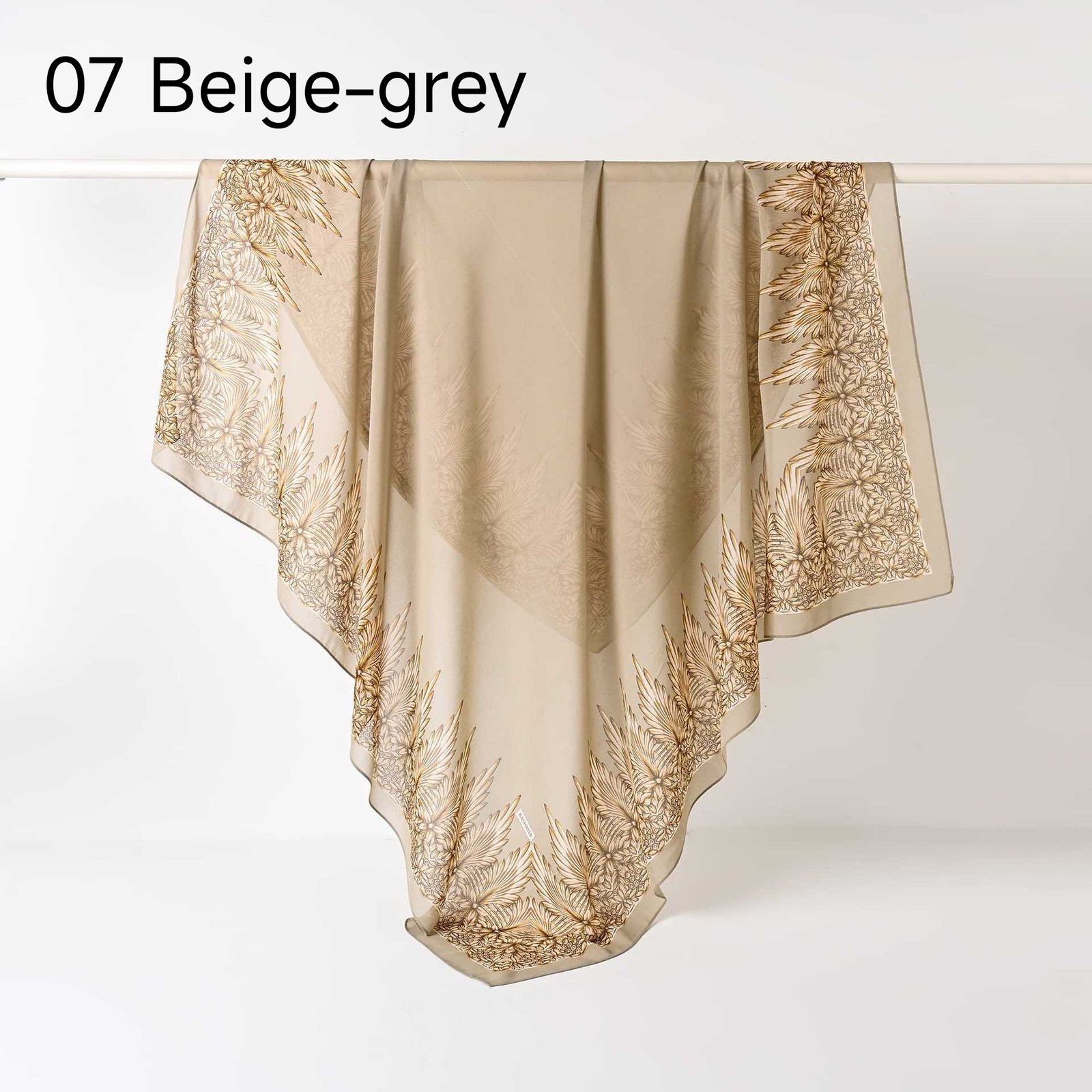 130Crystal chiffon hijab - Image 43