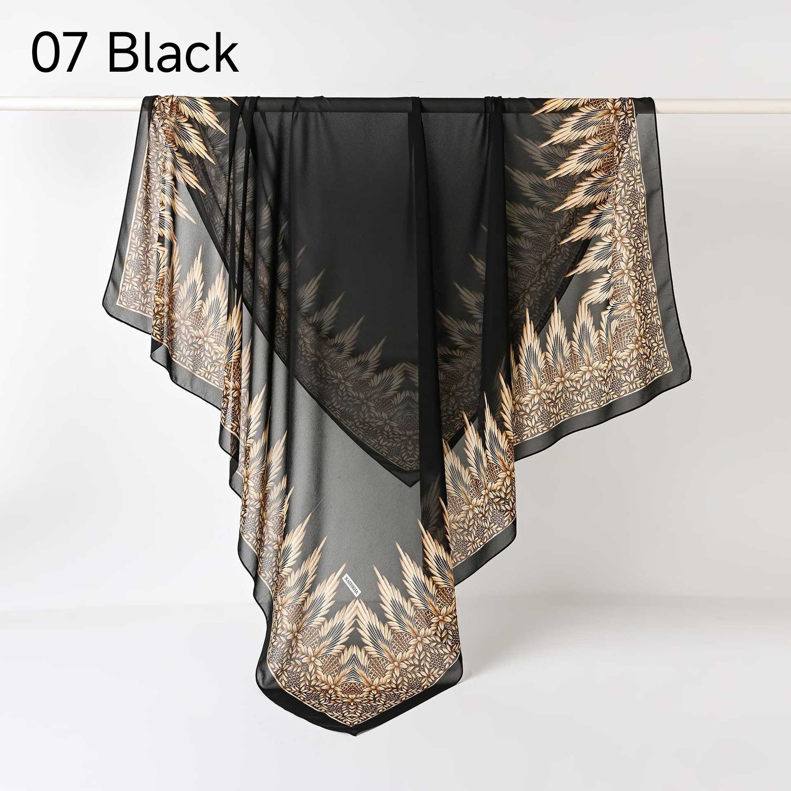 130Crystal chiffon hijab - Image 44