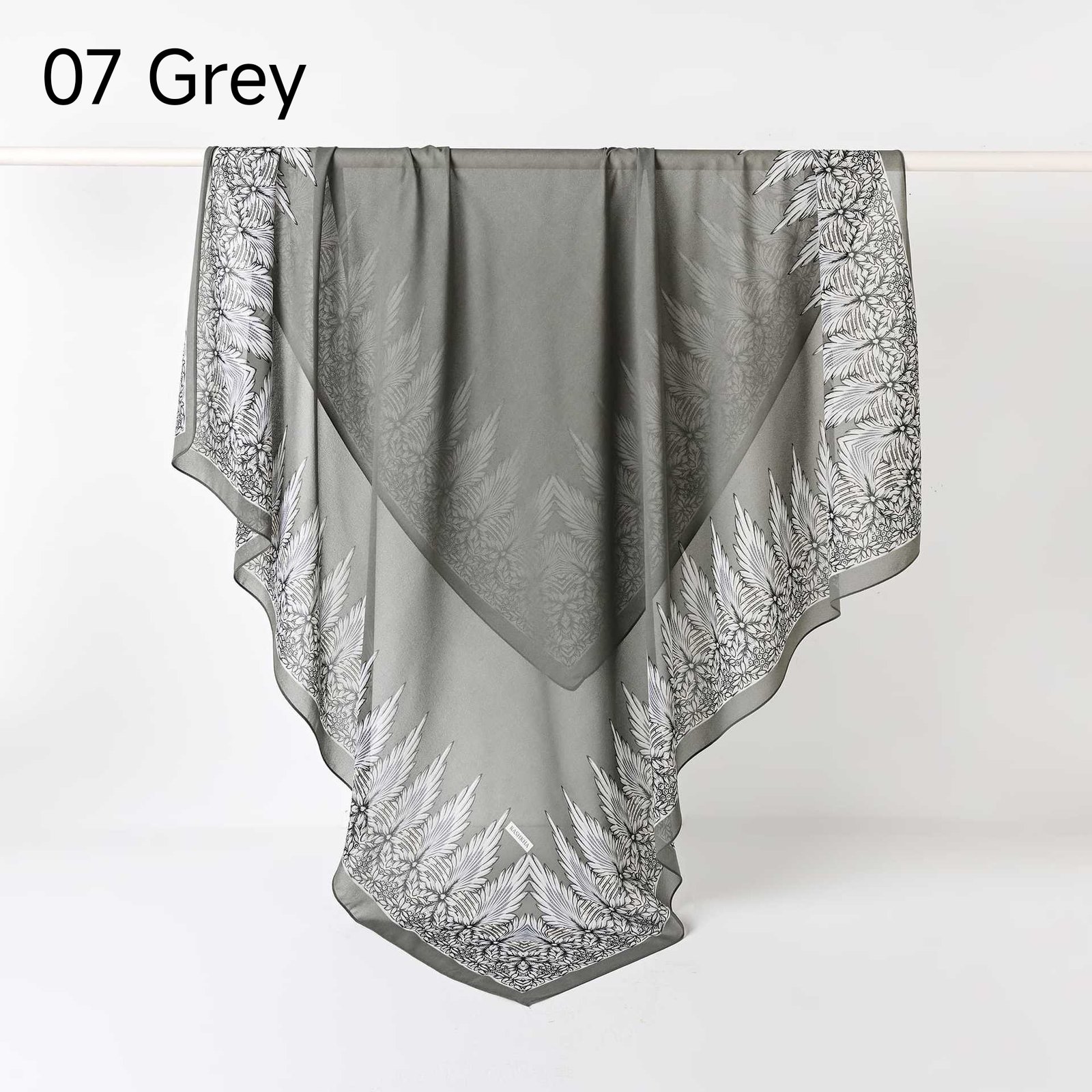 130Crystal chiffon hijab - Image 46