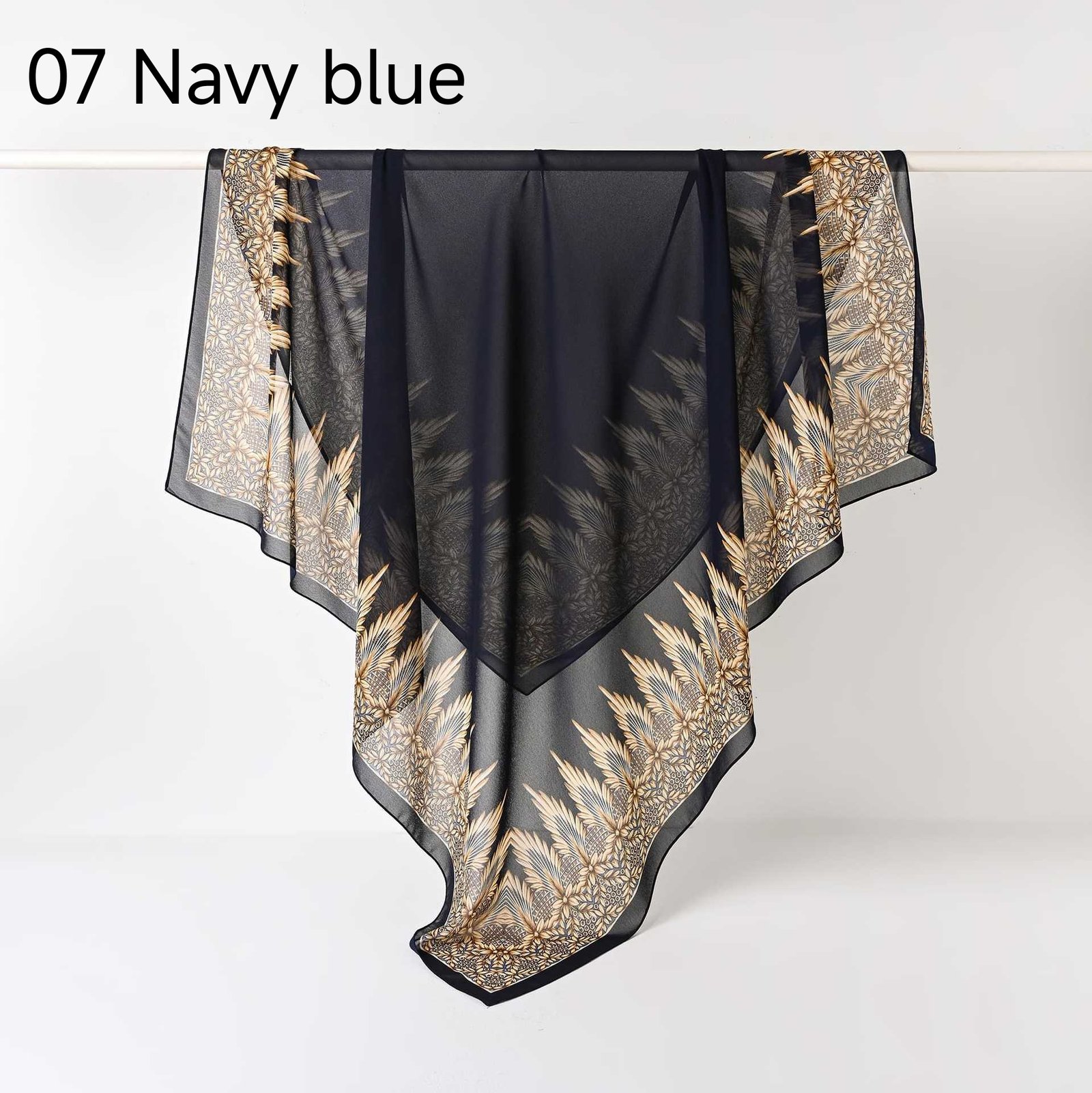 130Crystal chiffon hijab - Image 47