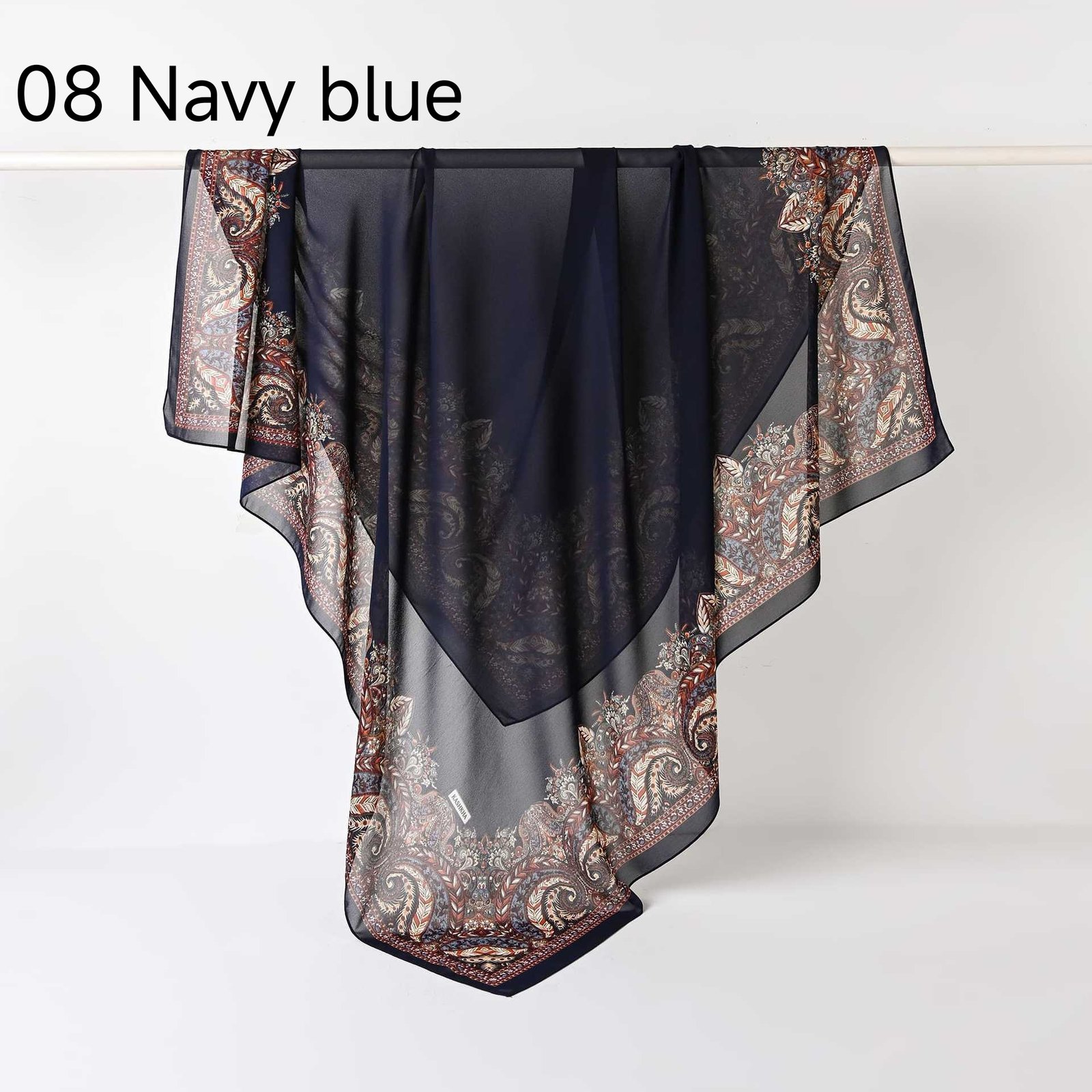 130Crystal chiffon hijab - Image 49