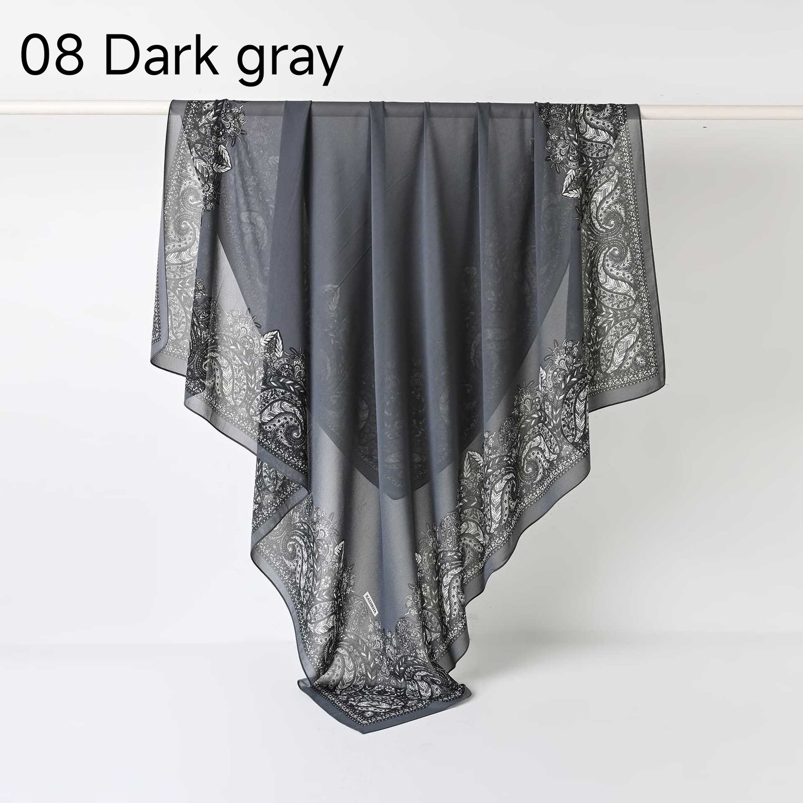 130Crystal chiffon hijab - Image 52