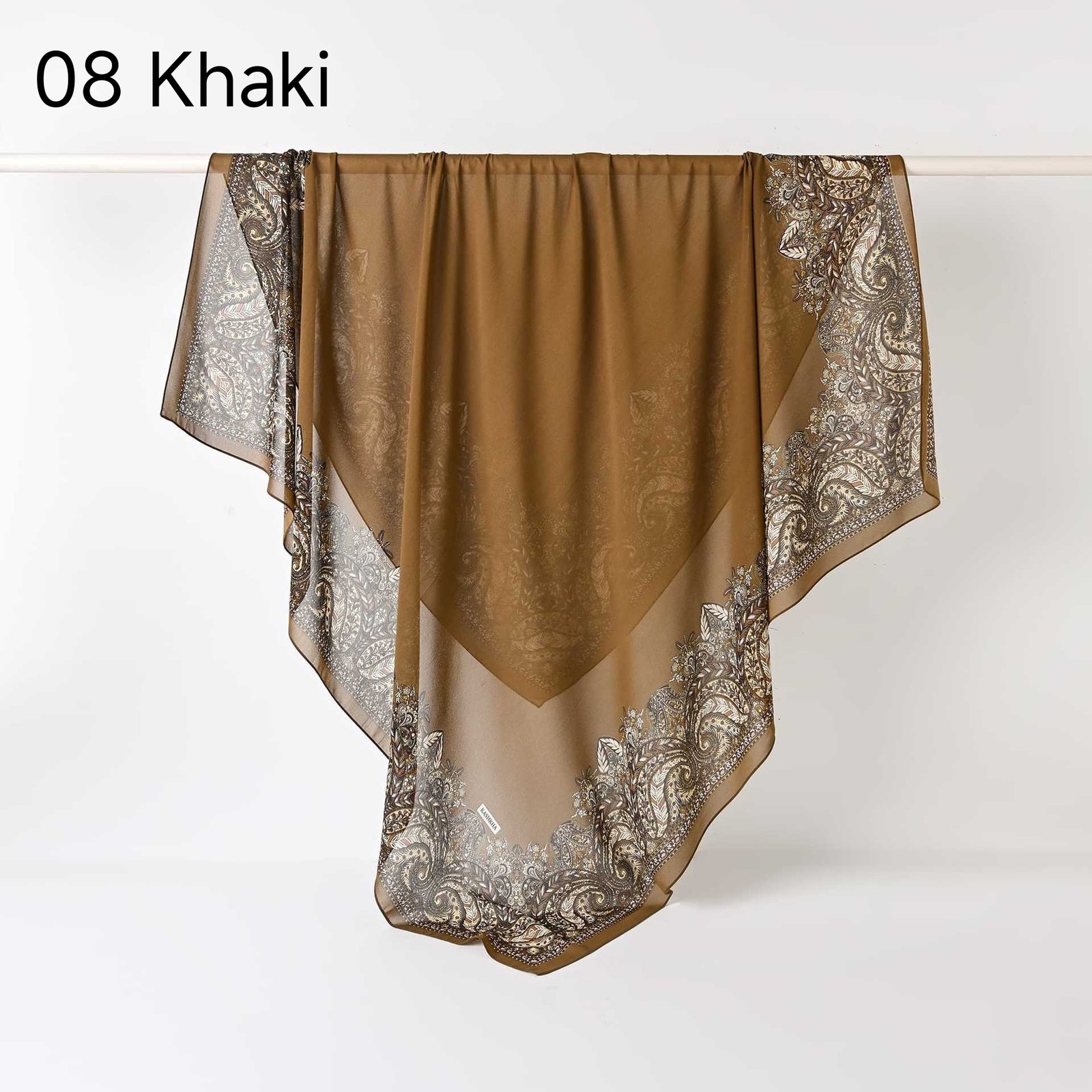 130Crystal chiffon hijab - Image 53