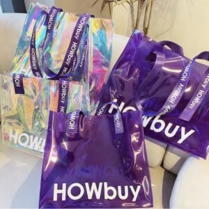 Custom PVC Tote Bags – Beach & Cosmetic Bags (100 pcs)